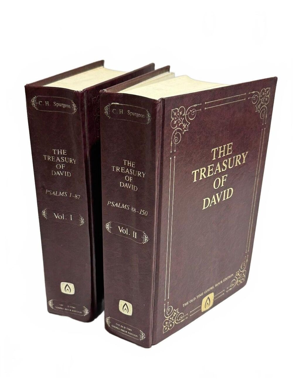 The Treasury of David Vol I & II by C.H. Spurgeon Psalms 1-150 Complete Signed